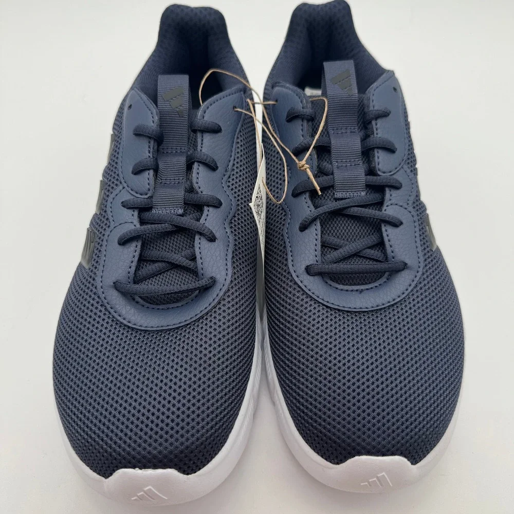Adidas Cloudfoam Flex Lace Running‎ Shoes Navy Black White Men's Size 10.5 NEW